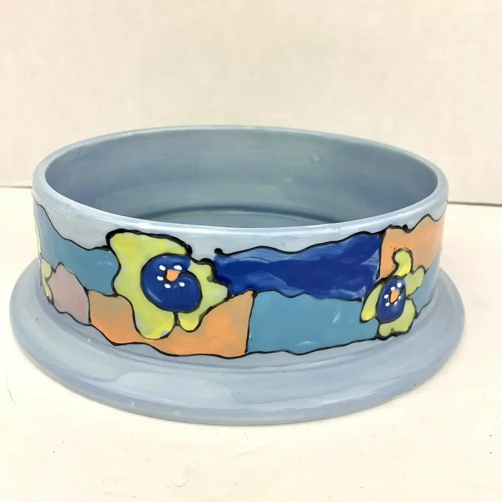 Handpainted‎ SNOODLES Cat & Dog 7 1/2